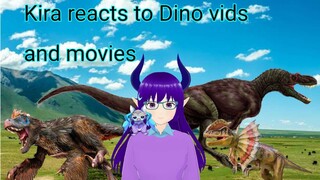 Kira reacting to dino vids on stream