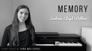 MEMORY - ANDREW LLOYD WEBBER | Cats Musical | Piano cover by Soňa Müllerová