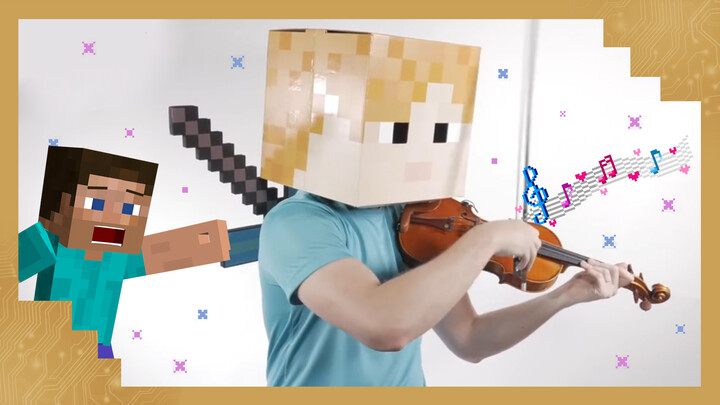 Minecraft 10th anniversary performance of varying speed.