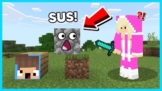 MIPAN & ZUZUZU Main Petak Umpet Tapi Bisa Jadi BATU Di Minecraft! CURANG BANGET