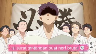 #KompetisiKreasiUnggahan4 , isi surat tantangannya buat ngenerf brutal sang juara Nasional