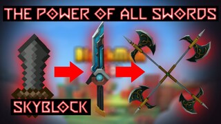 BMGO SKYBLOCK || THE POWER OF ALL SWORDS || BLOCKMAN GO FUNNY MOMENTS ||