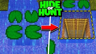 I Made a Secret Minecraft Swamp Base! (Hide Or Hunt)