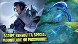 Script Skin Benedetta Special Moonblade Full Effect Sound No Password - Mobile Legends