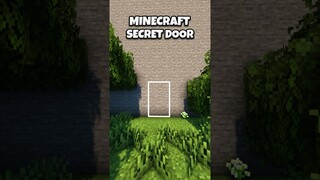 Minecraft Secret Door Tutorial!