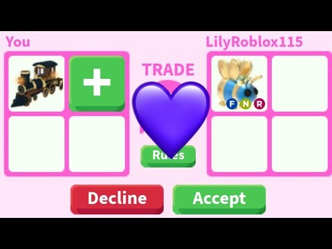 What people trade for the *NEW TRAIN* || ADOPT ME
