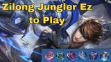 Honor of King, Zilong Gameplay Jungler Paling EZ Rekomendasi Untuk Pemula 😱