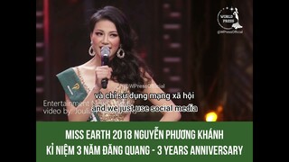 Miss Earth 2018 Vietsub ứng xử Hoa Hậu Trái Đất 2018 Nguyễn Phương Khánh - Kỉ niệm 3 năm đăng quang