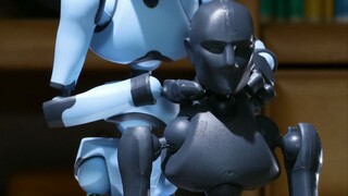 [Hoạt hình stop-motion] Một người đàn ông đang chỉnh sửa đốt sống cổ của mình [Người theo thuyết hoạ
