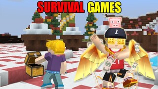 (Blockman Go) THỬ THÁCH 6 NGÀY 6 ĐÊM SINH TỒN TRONG SURVIVAL GAMES