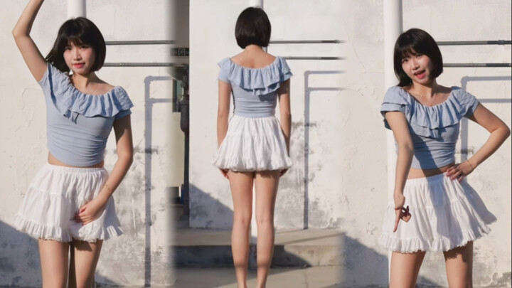 Vạt váy tung bay trên sân thượng, xin đừng nói “nonono” với chú trâu nước.