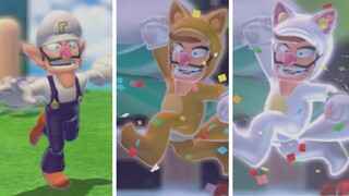 Super Mario 3D World - All Waluigi Power-Ups (v2)