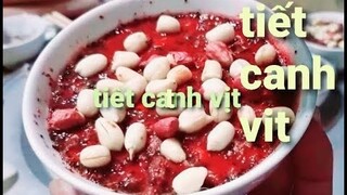 Ẩm thực Biển. Hướng dẫn hãm tiết canh vịt đơn giản nhất Ai cũng làm được.