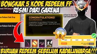 BONGKAR 5 KODE REDEEM FREE FIRE‼️KODE REDEEM FF TERBARU HARI INI 15 JUNI 2022 - RESMI DARI GARENA