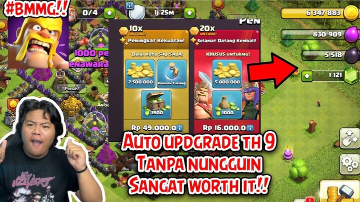 💎😍MANTAP BANGET! TOP UP SPECIAL 16 RIBU DAPAT 5 JUTA GOLD DAN 1000 GEMS AUTO UPGRADE TH KE 9