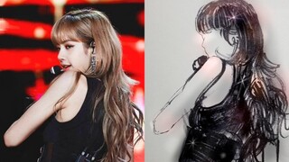 1101 drawings to recreate DDU-DU DDU-DU by Blackpink