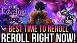 Solo Leveling Arise - The Best Time To Reroll!