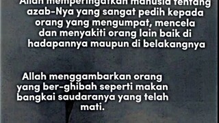 NASIB TRAGIS TUKANG GHIBAH! jangan ngomongin keburukan orang lain itu dosa besar lebi dari dosa zina