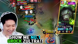 Gosu Zultra showing his Grock power  | Mobile Legends Granger