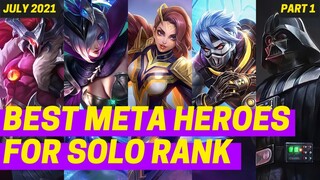 CURRENT META HEROES IN MOBILE LEGENDS 2021 (JULY)