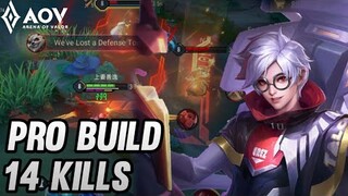 AoV : THORNE GAMEPLAY | PRO BUILD 14 KILLS - ARENA OF VALOR