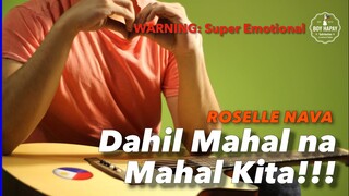 Dahil Mahal na Mahal Kita Roselle Nava Instrumental guitar karaoke cover with lyrics