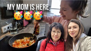 My Mom arrive to let me go to the PHILIPPINES 🇵🇭 | Kids Cooking PANCIT BIHON for grandma