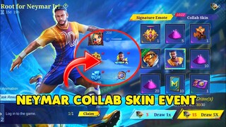 BRUNO "NEYMAR JR" COLLAB SKIN EVENT RELEASE DATE || MLBB NEW SKIN AND EVENT 2022
