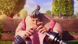 世界名画：奶奶在织毛衣【动画短片 pumpers paradise】