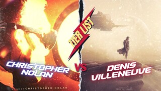 Christopher Nolan vs Denis Villeneuve | Director Tier List