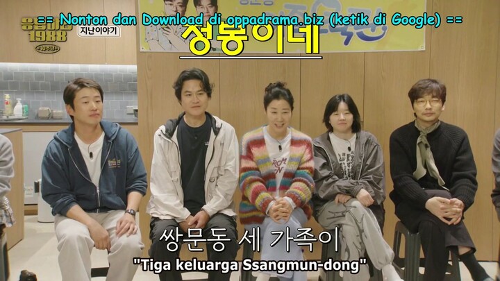 Reply 1988 10th Anniversary E03 END (Sub Indo)