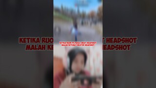 KETIKA RUOK FF PAKAI CHEAT HEADSHOT MALAH KETEMU CHEATER HEADSHOT