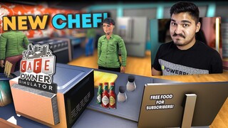 I HIRED EMPLOYEES FOR MY NEW RESTAURANT! - CAFE OWNER SIMULATOR #2