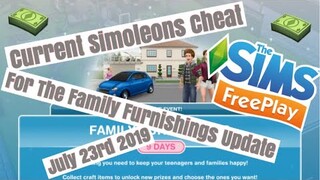 FAMILY FURNISHINGS UPDATE  MONEY CHEAT FOR IOS/ANDROID - THE SIMS FREEPLAY  | XCultureSimsX