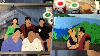 Vector Art Glass Painting for my Customers🌹 (time-lapse) | Philippines