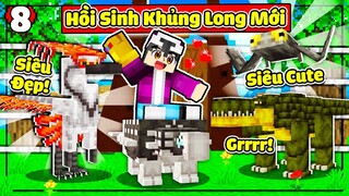 MINECRAFT THỜI ĐẠI KHỦNG LONG * TẬP 8 | LỘC HỒI SINH KHỦNG LONG MỚI SIÊU ĐẸP VÀ ĐÀO HÓA THẠCH MỚI⛏️🤩