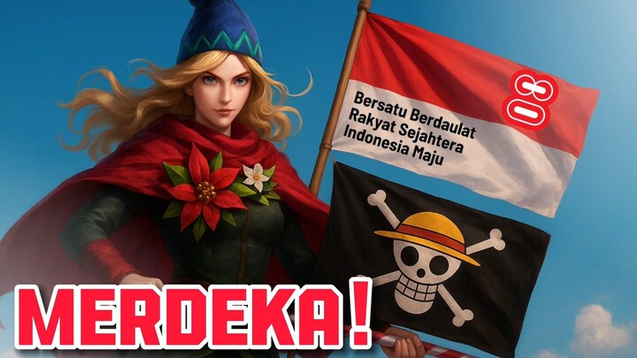 MERDEKA ATAU ONE PIECE!😶☠️