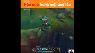 Hậu quả tranh mắt quá lâu