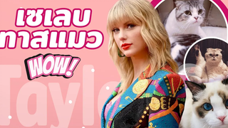 Taylor Swift ทาสแมวกับเหล่าเจ้านายตัวน้อย