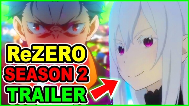 HYPE! ReZero Season 2 CONFIRMED! Where is Rem? | ReZero Season 2 Trailer EXPLAINED