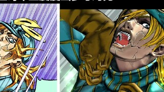 [โจโจ้ล่าข้ามจักรวรรดิWar of the Stars R] การเปรียบเทียบการอ้างอิงการ์ตูน Diego Brando