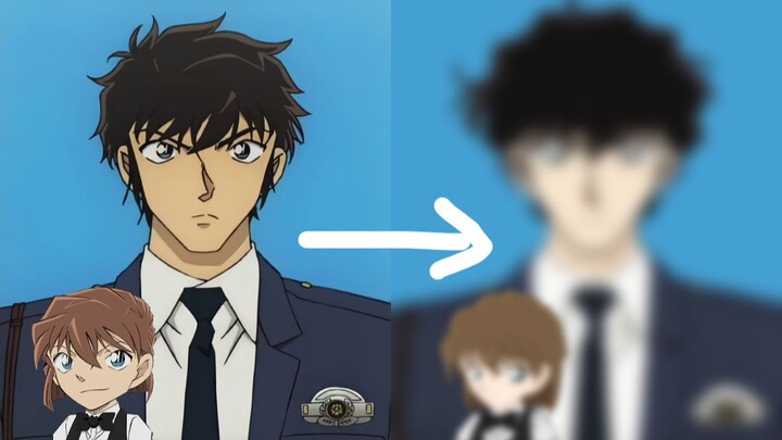 Police officer Matsuda’s ID photo + bartender Amuro + Xiao Ai