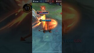 Roamer gak betah #shorts #mobilelegends #tomgrc