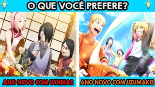 JOGO DAS DECISÕES NARUTO! VOCÊ PREFERE ISSO OU AQUILO ESCOLHAS DIFÍCEIS EM NARUTO (PARTE 5)