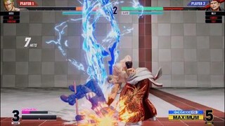 KOF15　ギースと言えばダウン追い打ち投げ　クラシックスタイルで暴れる