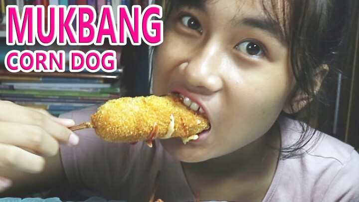 MUKBANG CORNDOG KEJU MOZZARELLA STICK MAKANAN YANG LAGI TOP