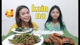 FILIPINO FOOD/INIHAW NA MANOK,ADOBONG SITAW AT TAHONG