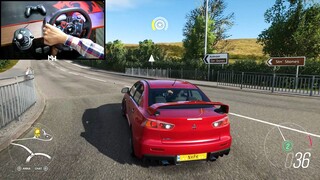 Mitsubishi Evo X From Forza Horizon 5 | Realistic Driving | Logitech g29