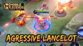 AGRESSIVE LANCELOTTTTTT 🔥🔥🔥🔥🔥🔥 | GAMEPLAY #81 | MOBILE LEGENDS BANG BANG