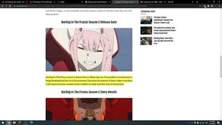 Darling in the franxx season 2 announcement